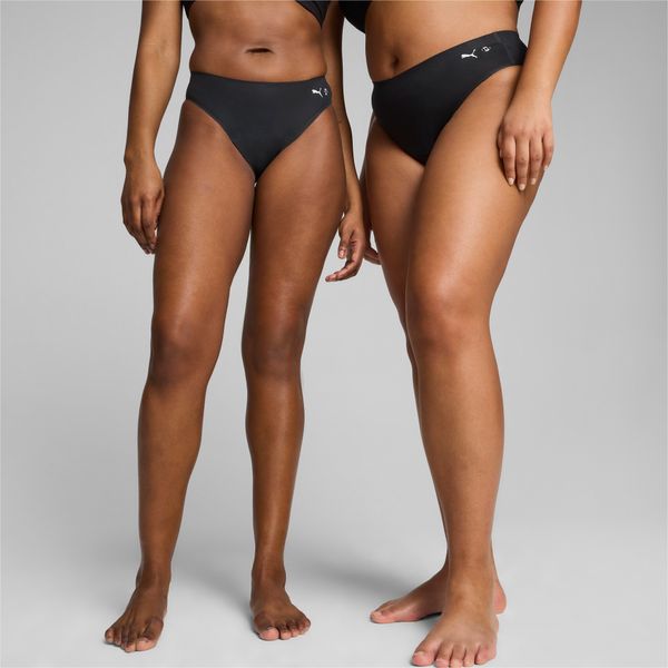 PUMA Women's Puma x Modibodi Seamfree Active Bikini Brief Moderate-Heavy, Black, Size L, Clothing