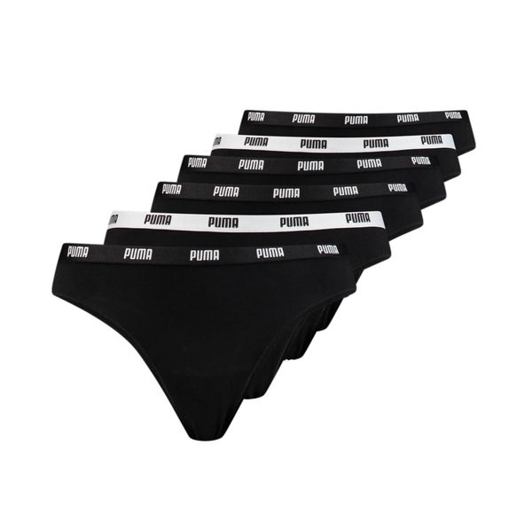 PUMA Women's Puma's Strings Underwear 6 pack, Size 1, Clothing