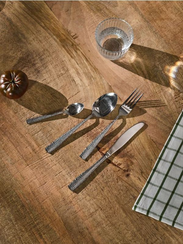 Sinsay Sinsay - 16-delni komplet pribora - srebrna