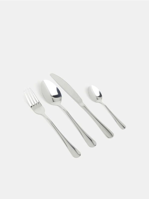 Sinsay Sinsay - 16-delni komplet pribora - srebrna