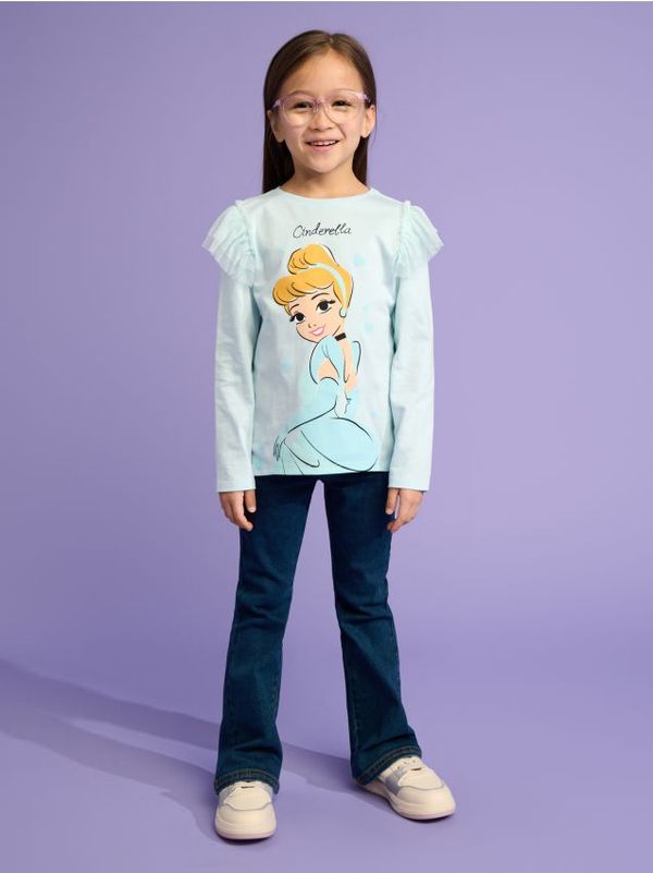 Sinsay Sinsay - Bluza z dolgimi rokavi Disney - bledo modra