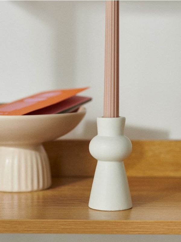 Sinsay Sinsay - Držalo za sveče - bela