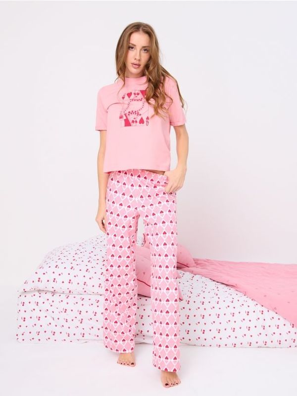 Sinsay Sinsay - Dvodelni komplet pižame - roza