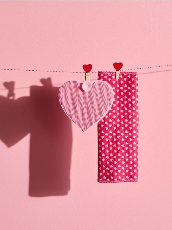 Sinsay Sinsay - Goba za pomivanje posode - pastelno roza