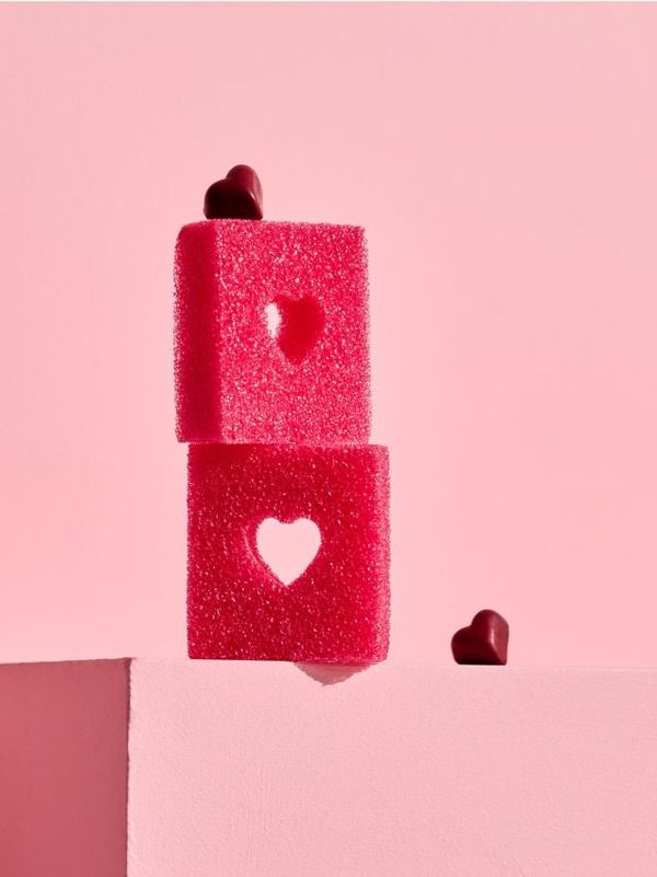 Sinsay Sinsay - Goba za pomivanje posode - rdeča