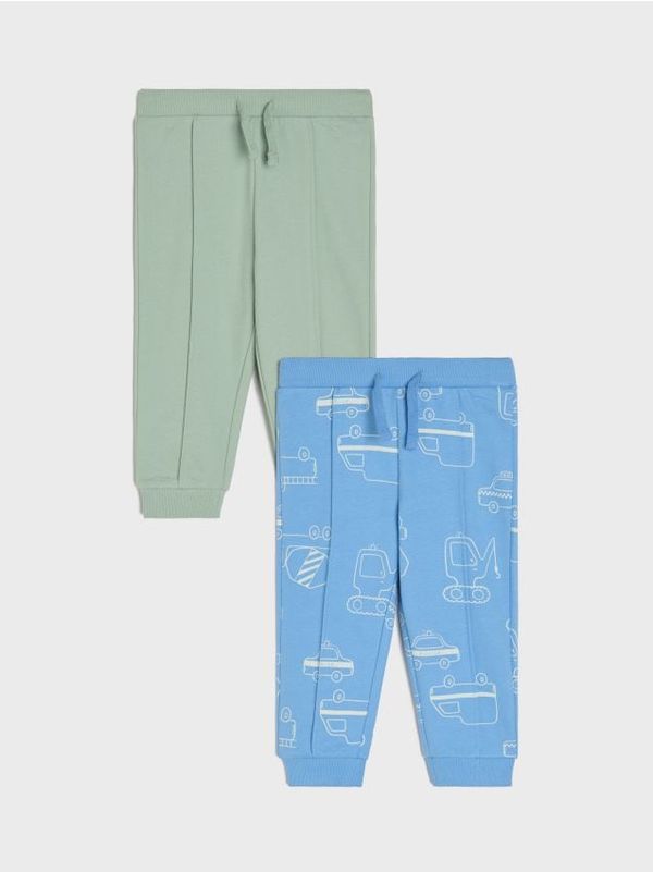 Sinsay Sinsay - Hlače 2 pack - modra