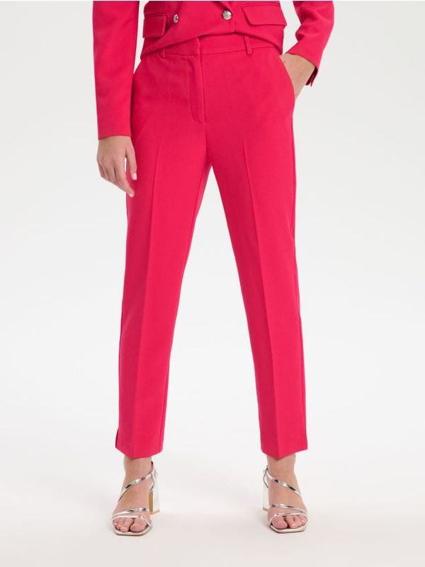 Sinsay Sinsay - Hlače cigaretnega kroja - fuksije