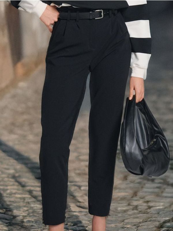 Sinsay Sinsay - Hlače - črna