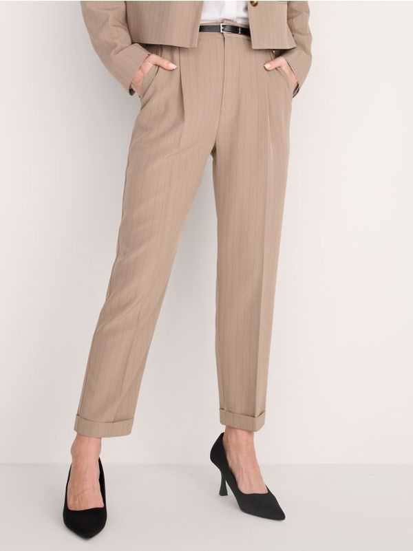 Sinsay Sinsay - Hlače s pasom - wheat