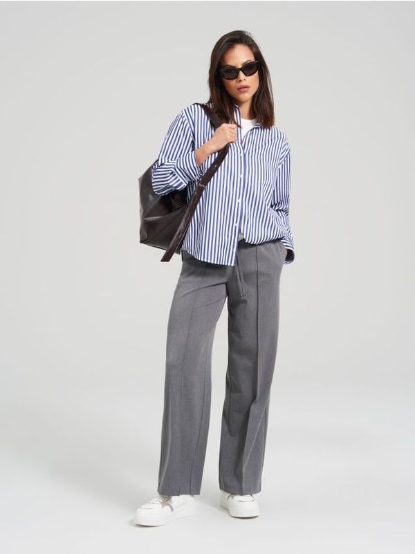 Sinsay Sinsay - Hlače - temno siva