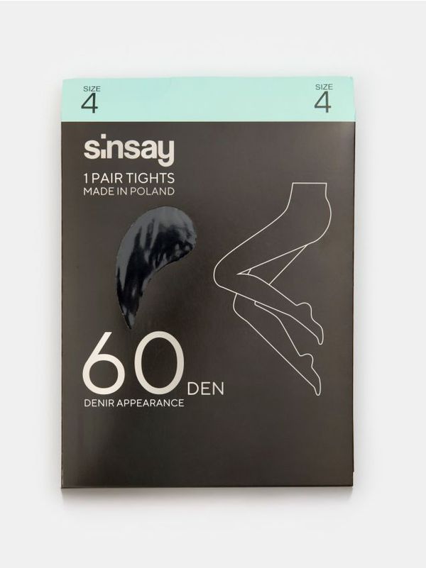 Sinsay Sinsay - Hlačne nogavice 60 DEN - črna