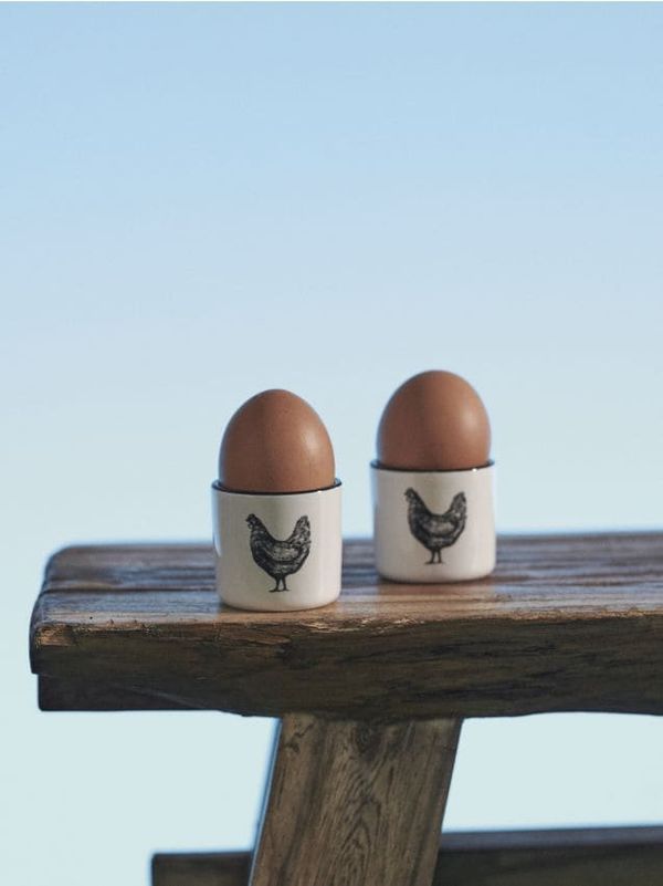 Sinsay Sinsay - Jajčna skodelica, 2 kosa - bela