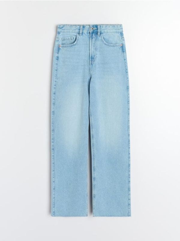 Sinsay Sinsay - Kavbojke straight fit - modra