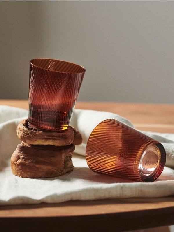 Sinsay Sinsay - Komplet 2 kozarcev - pikantno rdeča