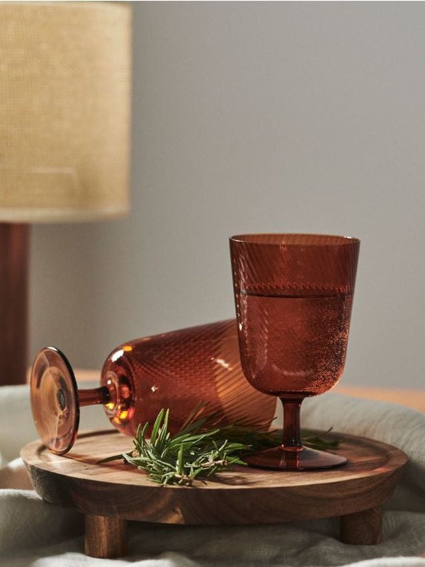 Sinsay Sinsay - Komplet 2 kozarcev - pikantno rdeča