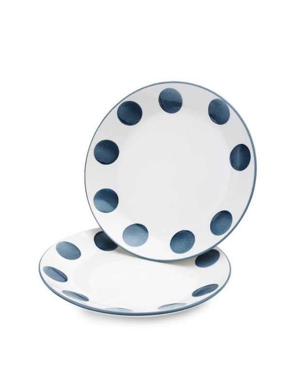 Sinsay Sinsay - Komplet 2 krožnikov - bela