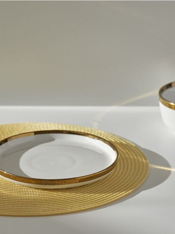 Sinsay Sinsay - Komplet 2 krožnikov - bela