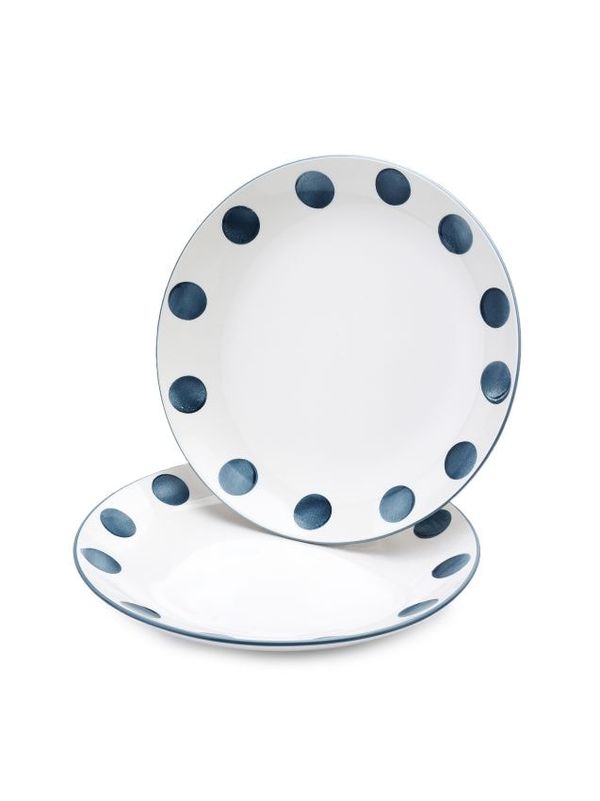 Sinsay Sinsay - Komplet 2 krožnikov - mornarica