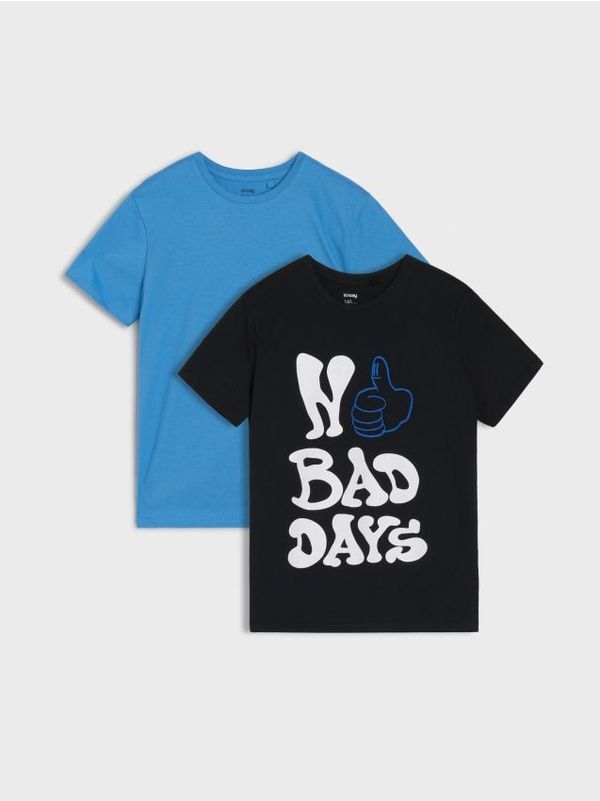 Sinsay Sinsay - Komplet 2 majic - črna