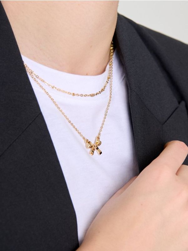 Sinsay Sinsay - Komplet 2 ogrlic - zlata