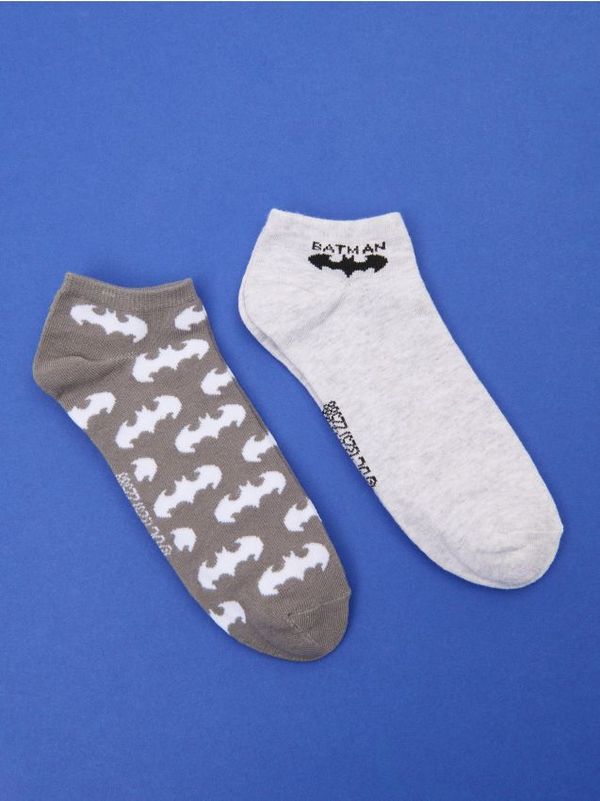 Sinsay Sinsay - Komplet 2 parov stopalk Batman - večbarvna