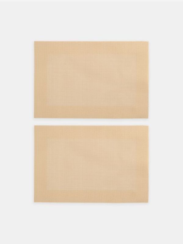 Sinsay Sinsay - Komplet 2 pogrinjkov - krema