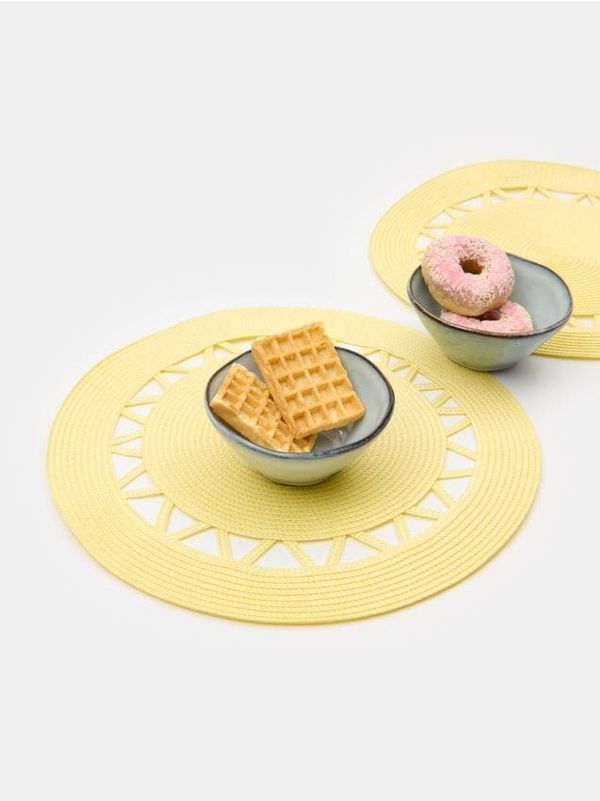 Sinsay Sinsay - Komplet 2 pogrinjkov - wheat