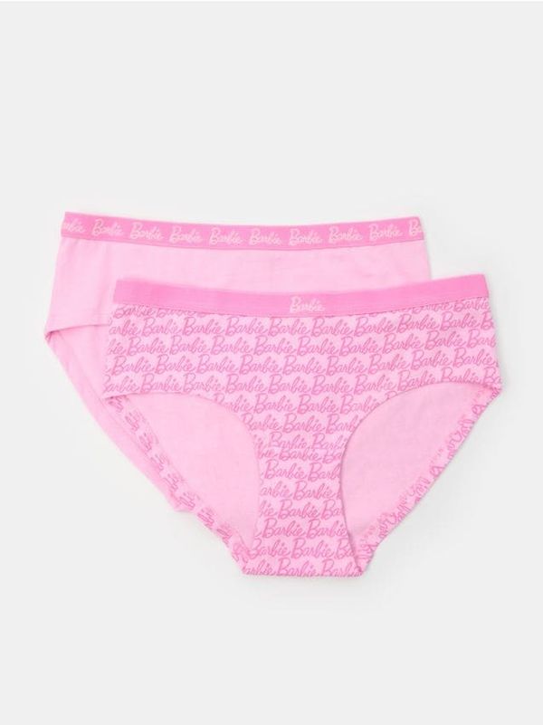 Sinsay Sinsay - Komplet 2 spodnjih hlačk Barbie - večbarvna