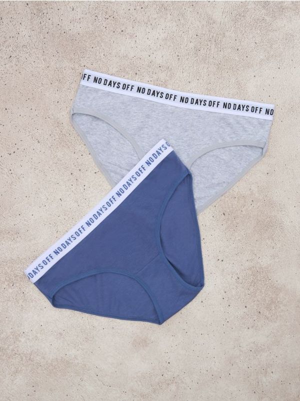 Sinsay Sinsay - Komplet 2 spodnjih hlačk - indigo