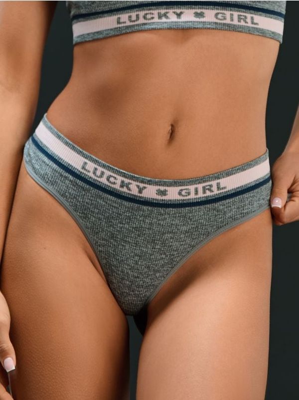 Sinsay Sinsay - Komplet 2 spodnjih hlačk - temno siva