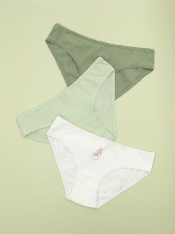 Sinsay Sinsay - Komplet 3 spodnjic - večbarvna