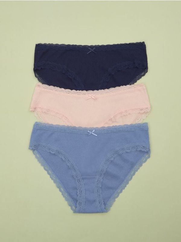 Sinsay Sinsay - Komplet 3 spodnjih hlačk - večbarvna