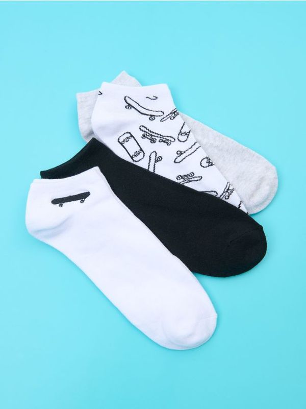 Sinsay Sinsay - Komplet 4 parov nogavic - večbarvna