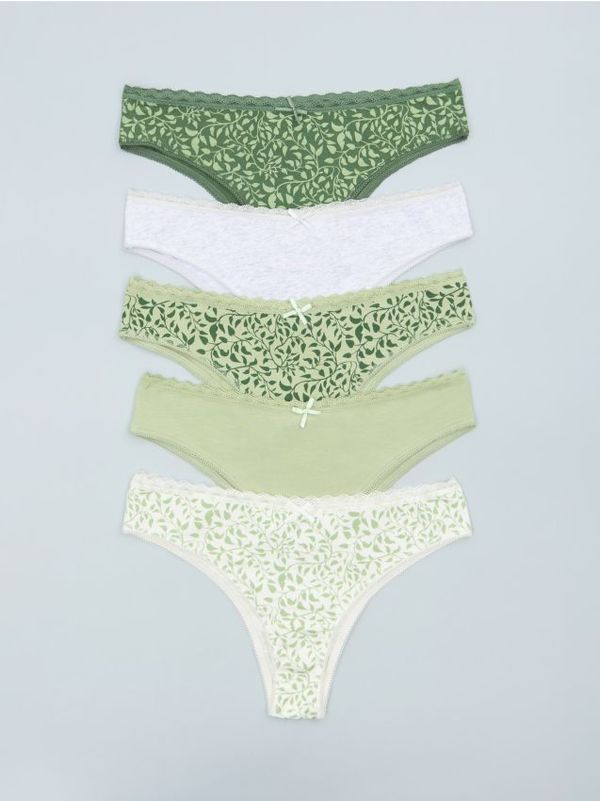 Sinsay Sinsay - Komplet 5 brazilskih spodnjih hlačk - večbarvna