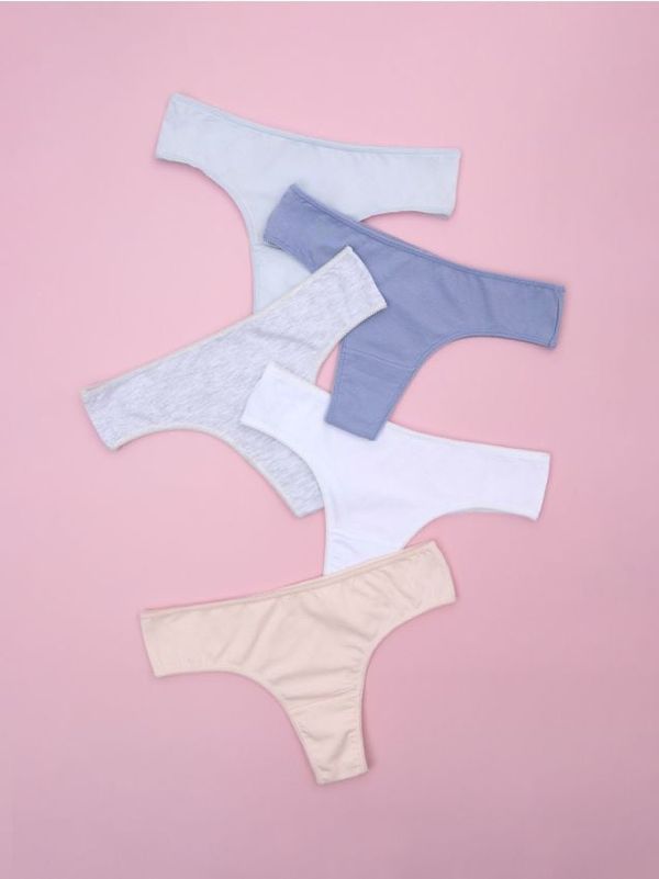 Sinsay Sinsay - Komplet 5 brazilskih spodnjih hlačk - večbarvna