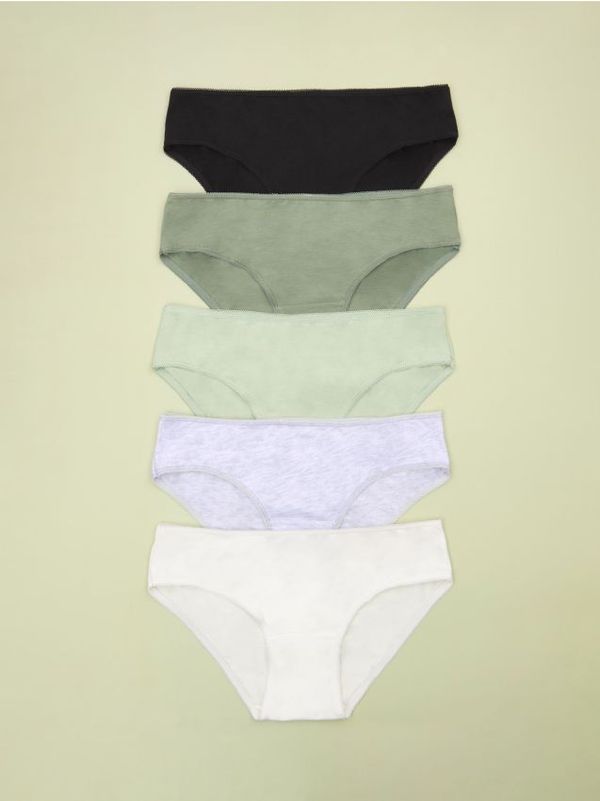 Sinsay Sinsay - Komplet 5 spodnjih hlačk - večbarvna