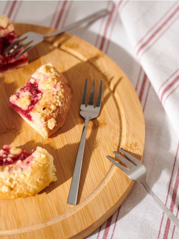 Sinsay Sinsay - Komplet 6 desertnih vilic - srebrna