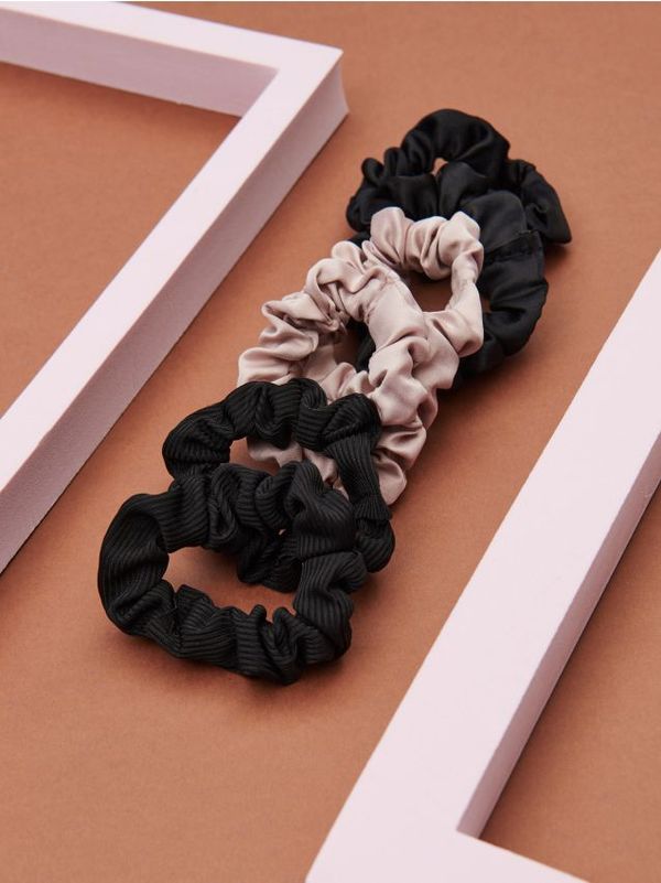 Sinsay Sinsay - Komplet 6 spiralnih gumic za lase - večbarvna