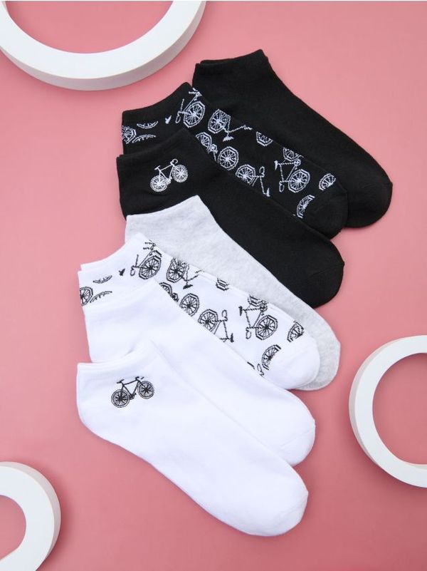 Sinsay Sinsay - Komplet 7 parov nogavic - večbarvna