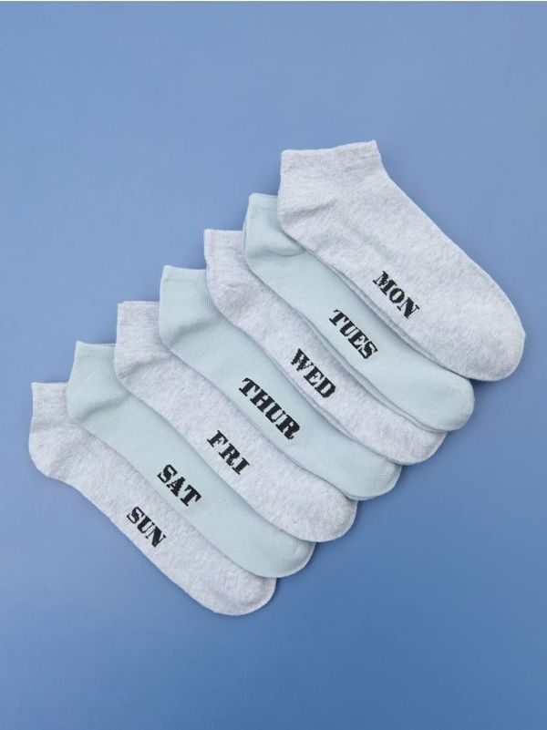 Sinsay Sinsay - Komplet 7 parov nogavic - večbarvna