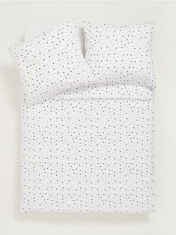 Sinsay Sinsay - Komplet bombažne posteljnine - bela