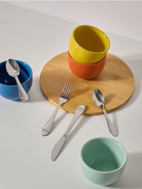 Sinsay Sinsay - Komplet jedilnega pribora 4 pack - srebrna