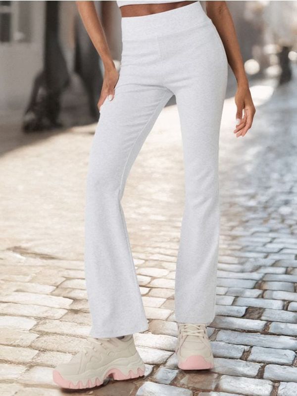 Sinsay Sinsay - Legice high waist - svetlo siva