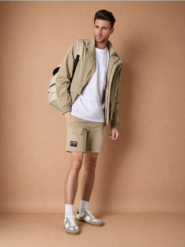 Sinsay Sinsay - Majica Basic - krema