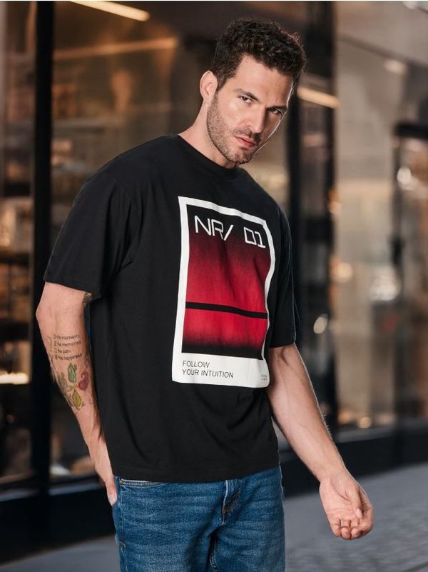 Sinsay Sinsay - Majica - črna