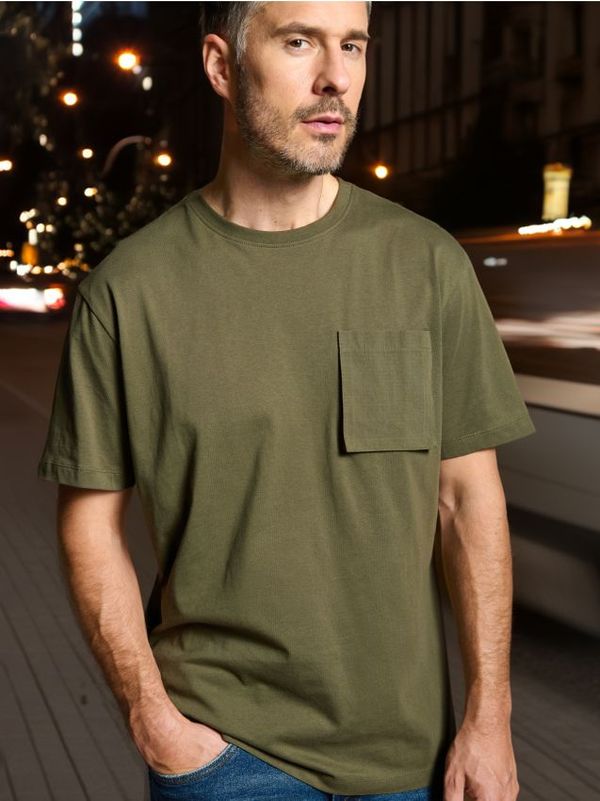 Sinsay Sinsay - Majica - kaki