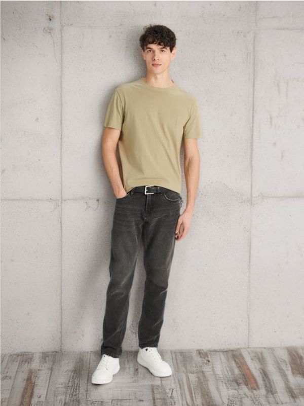 Sinsay Sinsay - Majica - rjavkasto zelena