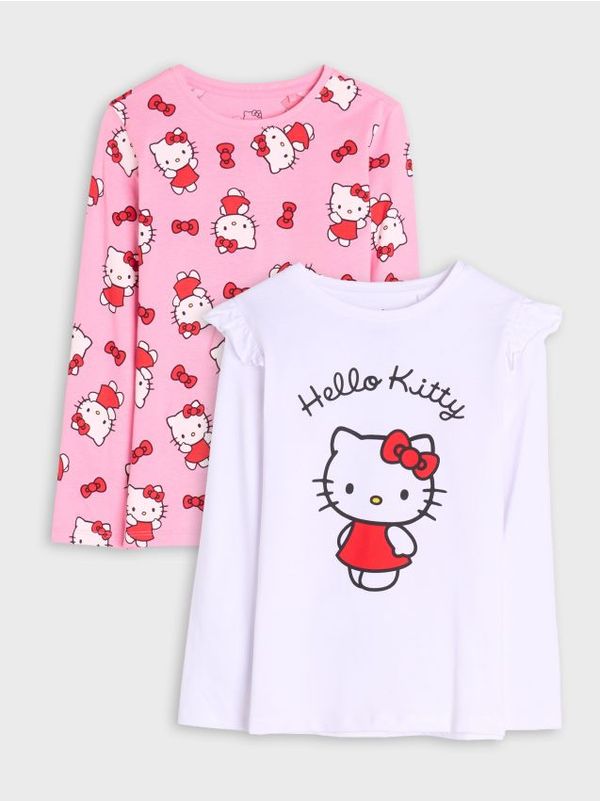 Sinsay Sinsay - Majica z dolgimi rokavi Hello Kitty - večbarvna