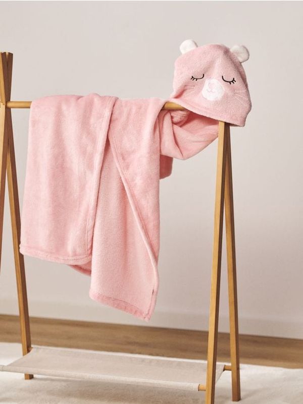 Sinsay Sinsay - Odeja s kapuco - pastelno roza