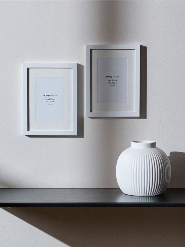 Sinsay Sinsay - Okvir za fotografijo 2 pack - bela